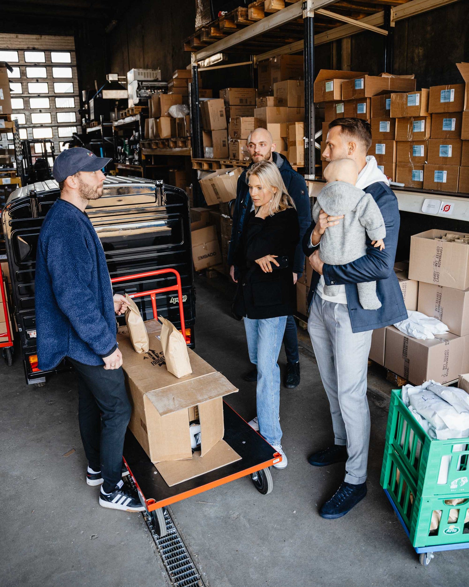 Et portræt taget af alle KALA bars medejere inden åbning i Marts 2023